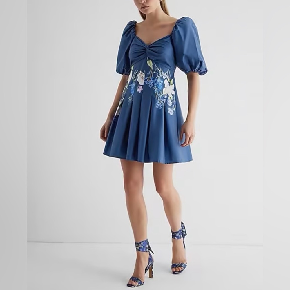 MEDIUM ( MATCHING SHOES AND DRESS ) BLUE / EXPRESS